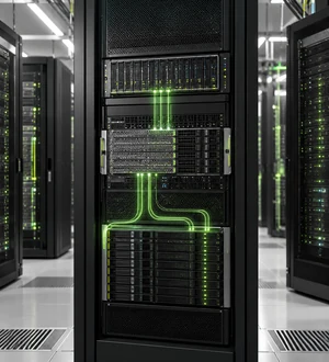 CloudDirector kaynak havuzu altyapısını temsil eden veri merkezi