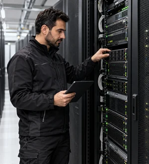 Hosting altyapısını yöneten veri merkezi uzmanı